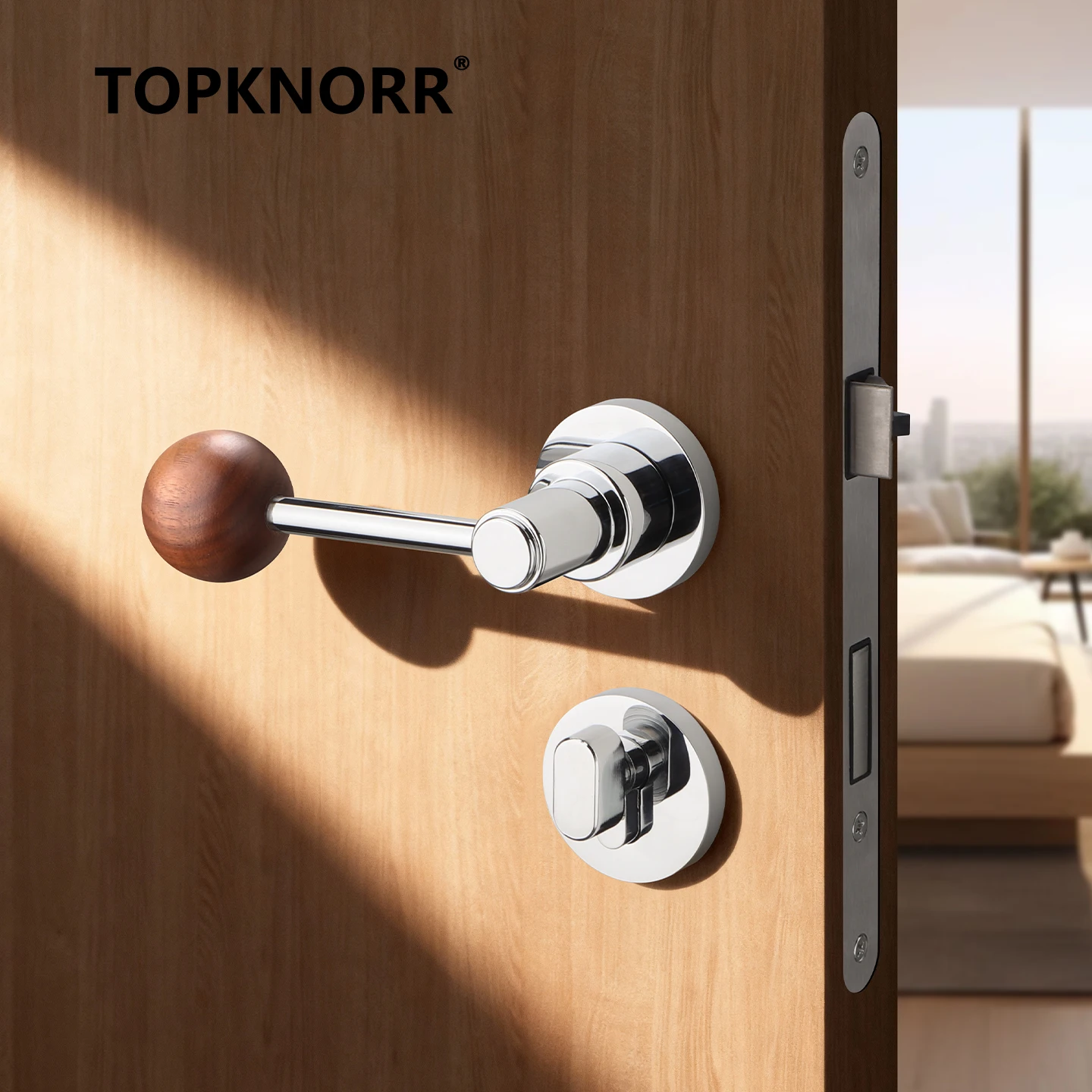 french-split-door-lock-indoor-bedroom-door-handle-walnut-ball-handle-silent-wooden-door-lock-doorknob-handles-gate-interior-wood