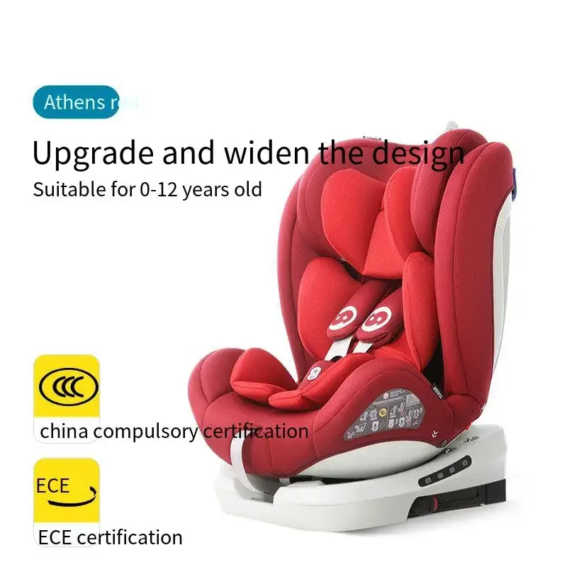 Child Safety Seat Portable Multifunctional Car with Sitting Chair Newborn Baby Two-way Swivel Seat Comfortable Baby Safety Seat