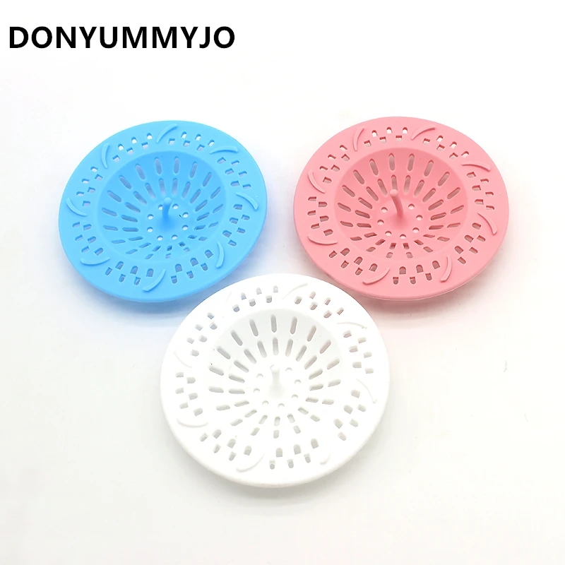 

DONYUMMYJO bouchon attrape-cheveux en Silicone filtre de vidange de douche filtre à ordures bricolage accessoires de salle de