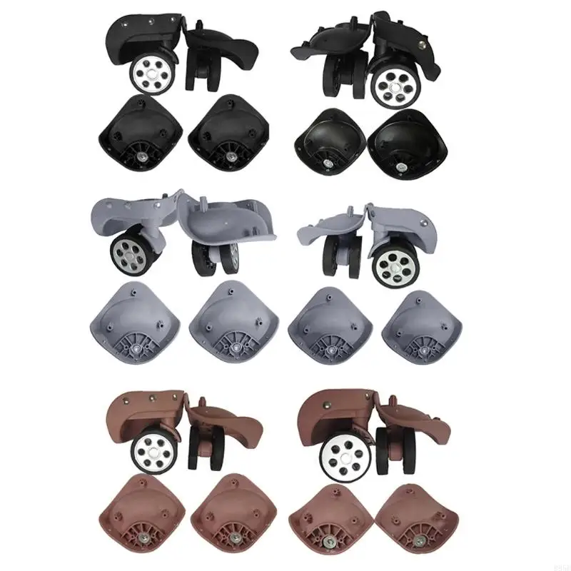 

1 Pair A79 Suitcase Luggage Universal 360 Degree Repair Accessories Trolley Wheel Parts for Women Men B95B