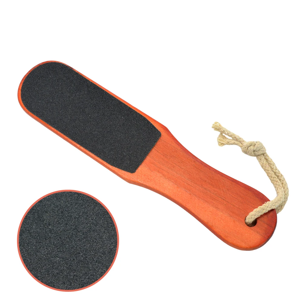 Wysokiej jakości + Profesjonalny + Naturalny 6 szt./zestaw Drewniany Dwustronny Pilnik do Stóp Usuwający Zrogowaciały Naskórek Narzędzie do Pedicure Pilniki do Paznokci