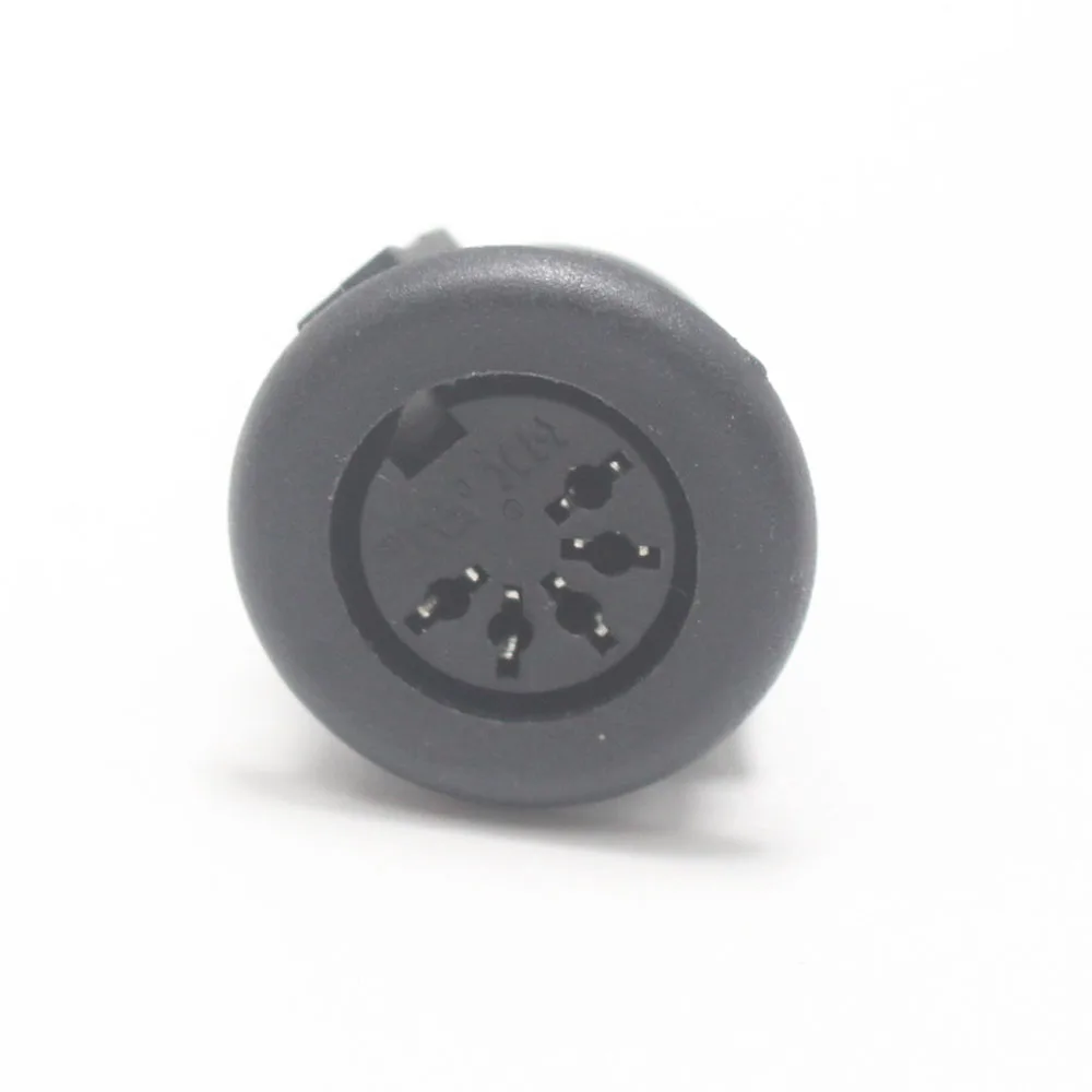 2pcs DIN 5P Female Jack Cable Connector with S terminals 5Pin Large Keyboard Panel Mount Solder Chassis Socket Adapter