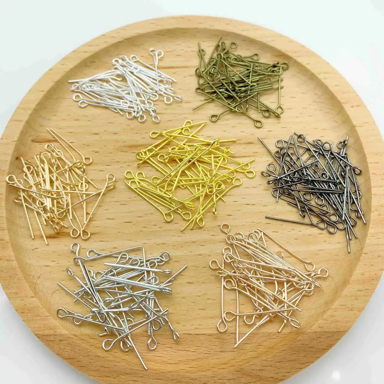 200pcs Iron Material Nine-character Needle and Flat Pins Jewelry Making Material DIY Jewelry Accessory Parts