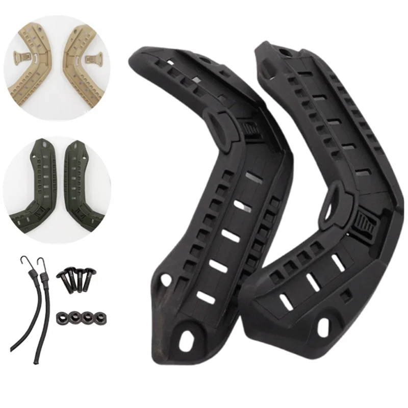 A19E-For FAST Helmet Rail Accessories Multifunctional DIY For CS Protective Gear Arc Portable Helmet Rail Accessories