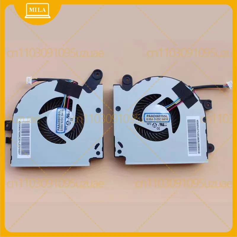 New For SSEA New CPU Cooling Fan for MSI GF75 MS-17F1 MS-17F2 17F4 17F5 Laptop Fan PAAD06015SL N415 N416