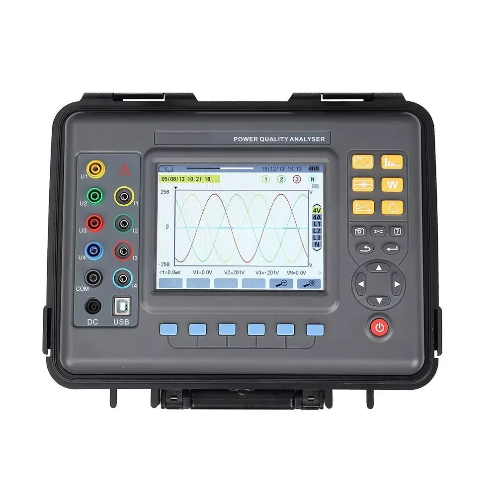 

3-фазный анализатор качества мощности, измеритель мощности и энергии, острый токовый зажим 8 мм × 15 мм