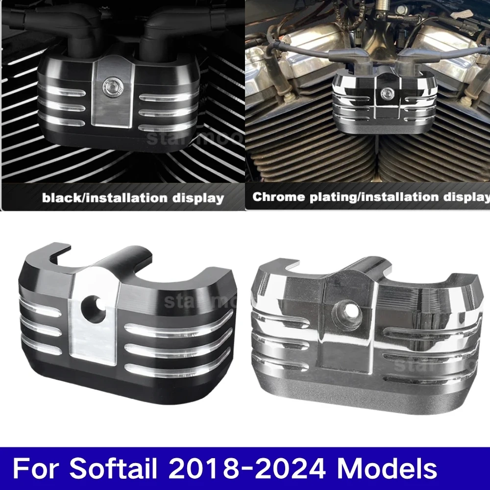 

Ignition Coil Cover For Harley Softail Breakout Fat Bob 114 FLFBS Heritage Classic 114 FLHCS Street Bob Motorcycle Accessories