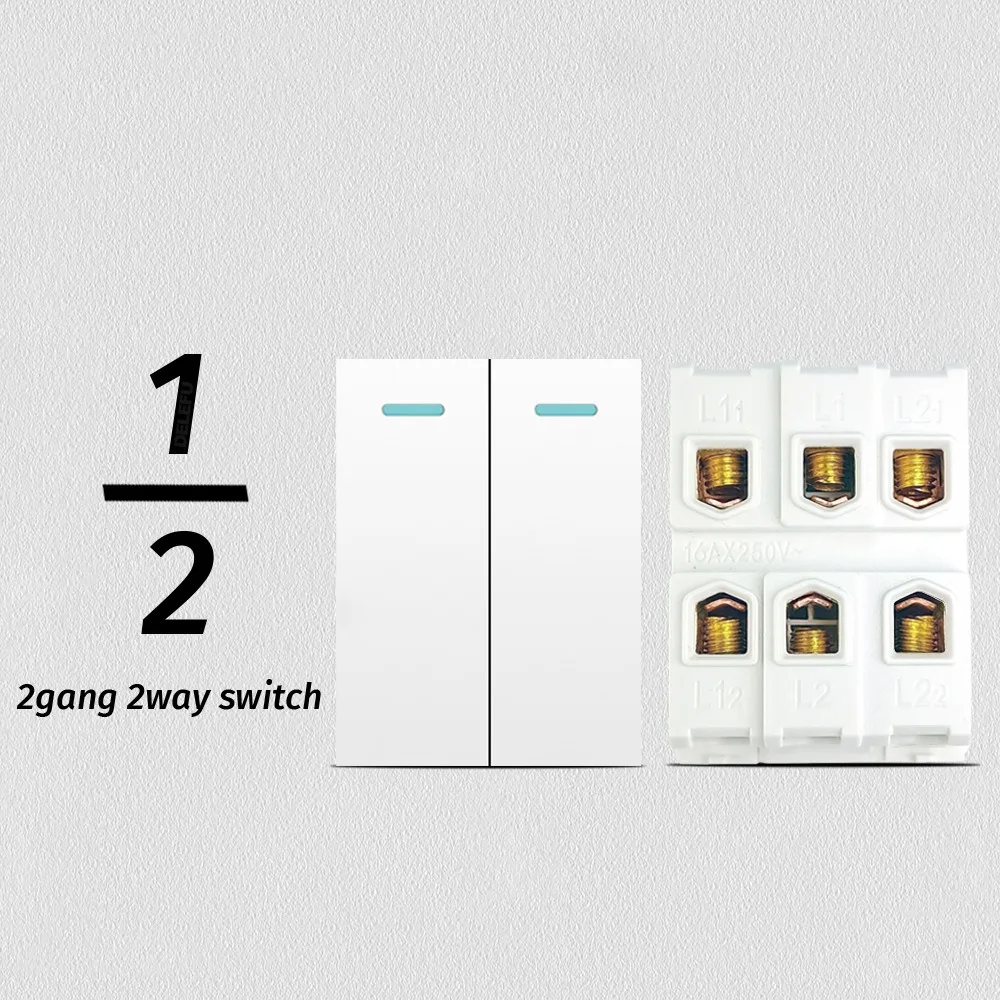220V 16A 250V Wall Socket Module PC Panel USB Panel Wall Switch Fast Charge Wall Power Socket Switch