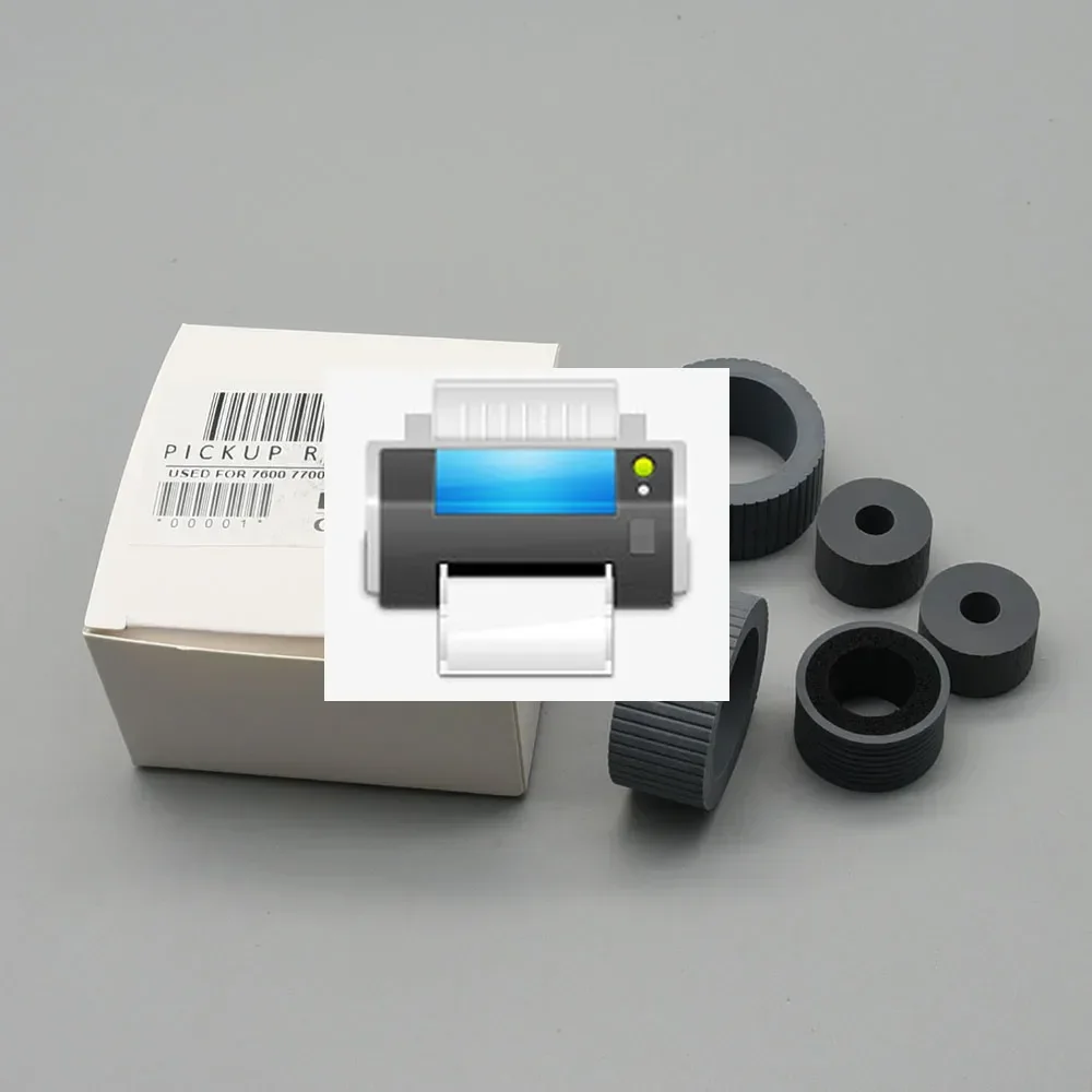 5SETS PA03740-K010 PA03740-K011 Brake Pick Roller Tire for Fujitsu fi-7600 fi-7700 fi-7700S / fi7600 fi7700 fi7700S