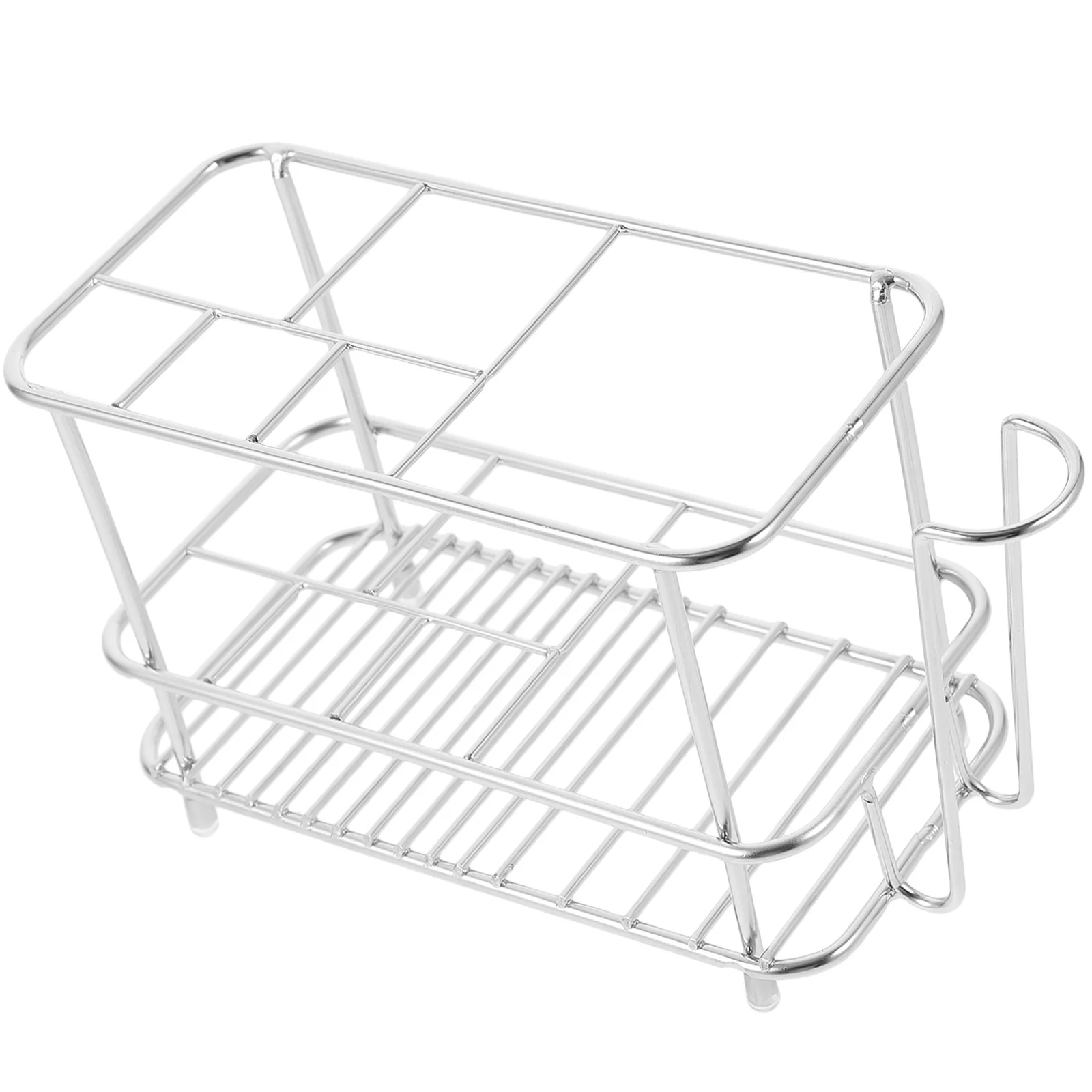

Toothbrush Holder Stainless Steel 4-Slot Countertop Organizer for Bathroom Storage Rack Toothbrush Toothpaste Gargle Cup Home