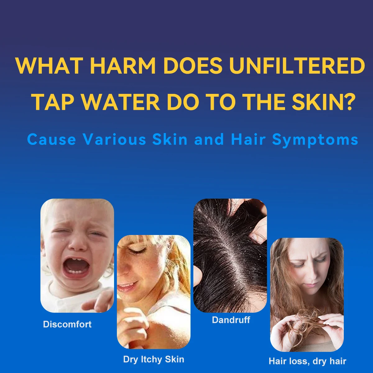 ALTHY Vitamin C Revitalizing Shower Water Filter - Reduces Chlorine Heavy Metal - Improves Dry Itchy Skin, Hair Dandruff, Eczema image 2