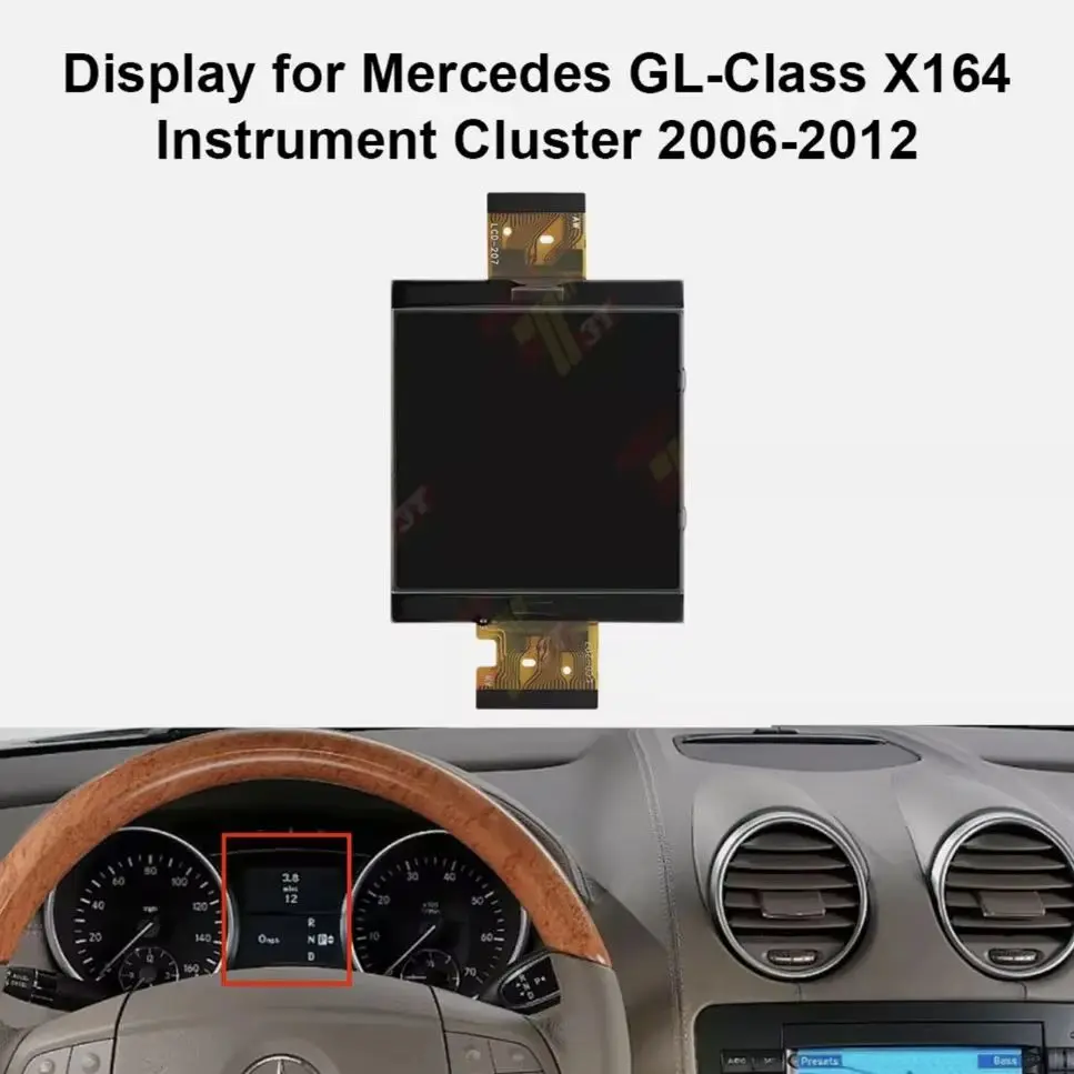 

Dashboard Display For Mercedes MB ML W164, GL X164, R-class W251 LCD Instrument cluster