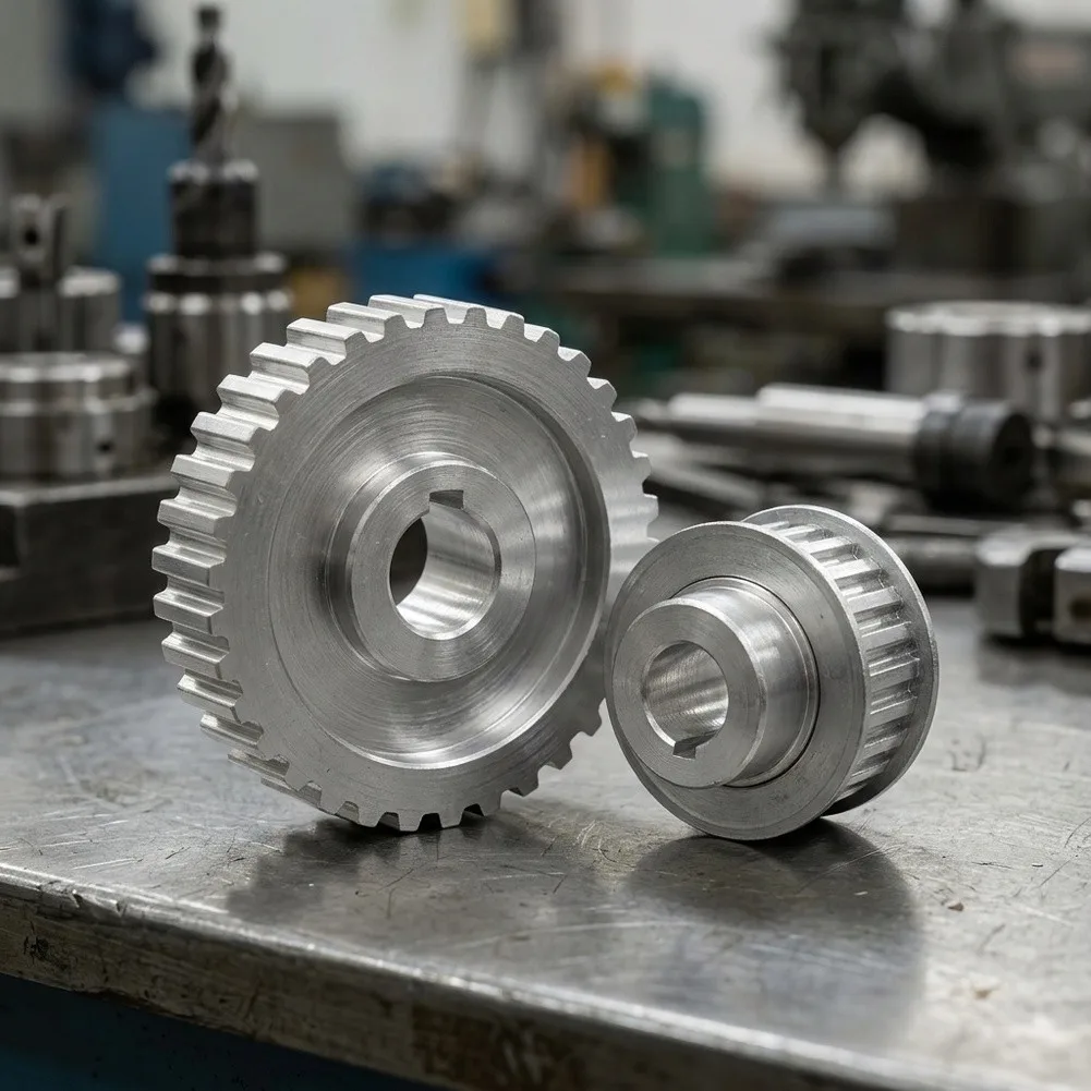 2PCS Synchronous Pulley Gears for For Cj0618 016 and For Cj0618 027/148 Motor Belt Drive Gear Transmission Metal Build