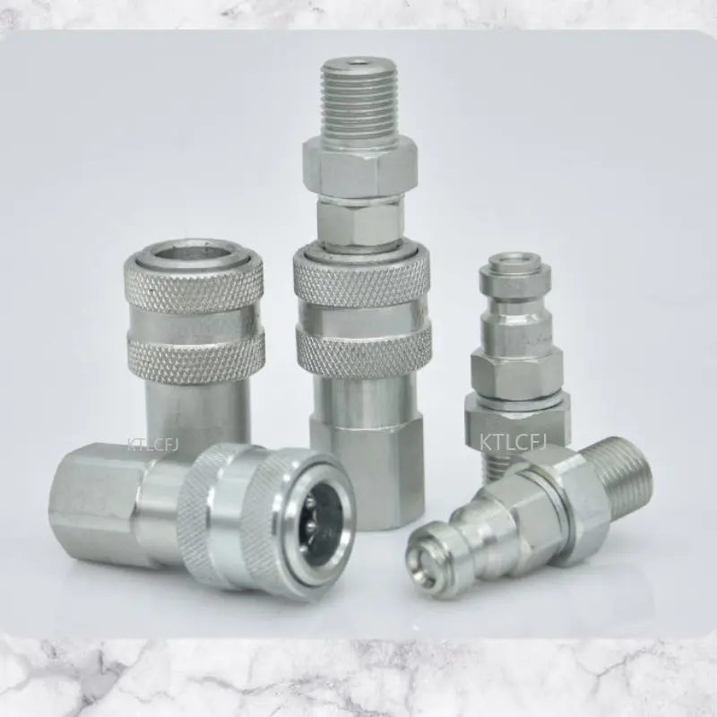 

Hydraulic Quick Coupling Ultra-high Pressure Oil Pump Connected To Jack Oil Pipe M16 * 1.5