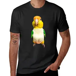 White Bellied Caique Parrot T-Shirt graphics anime big and tall t shirts for men