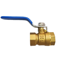 DN15 DN20 DN25 DN32 DN40 DN50 Copper body water pipe switch ball valve with thickened extended factory outlet