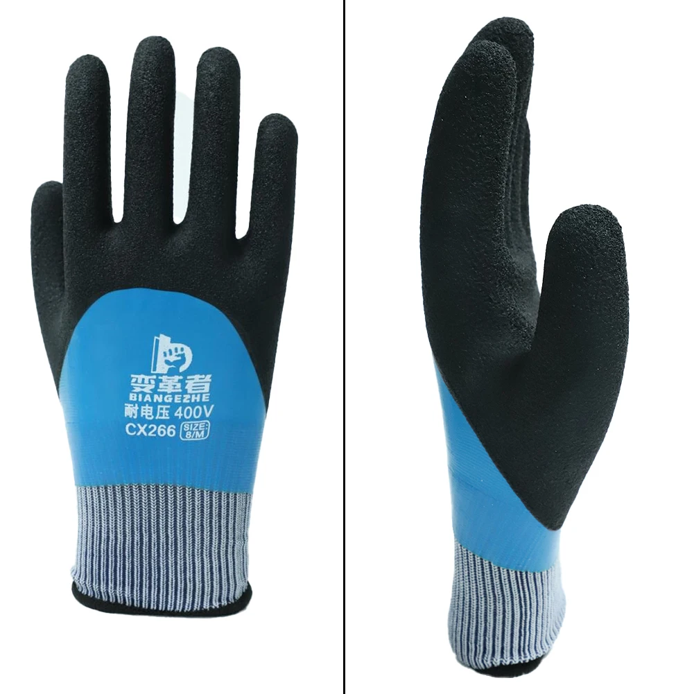 1PC Electrician Insulating Work Safe Glove Withstanding Voltage 400V Tool Protective Natural Rubber Insulating Gloves