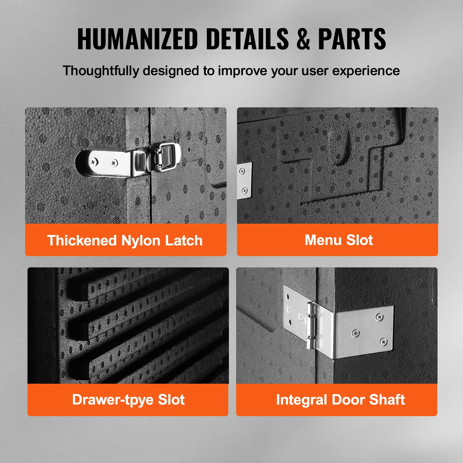 SucceBuy 82Qt حامل مقلاة الطعام معزول صندوق أطباق محمول قابل للتكديس لتدفئة الطعام للمطعم والمقصف