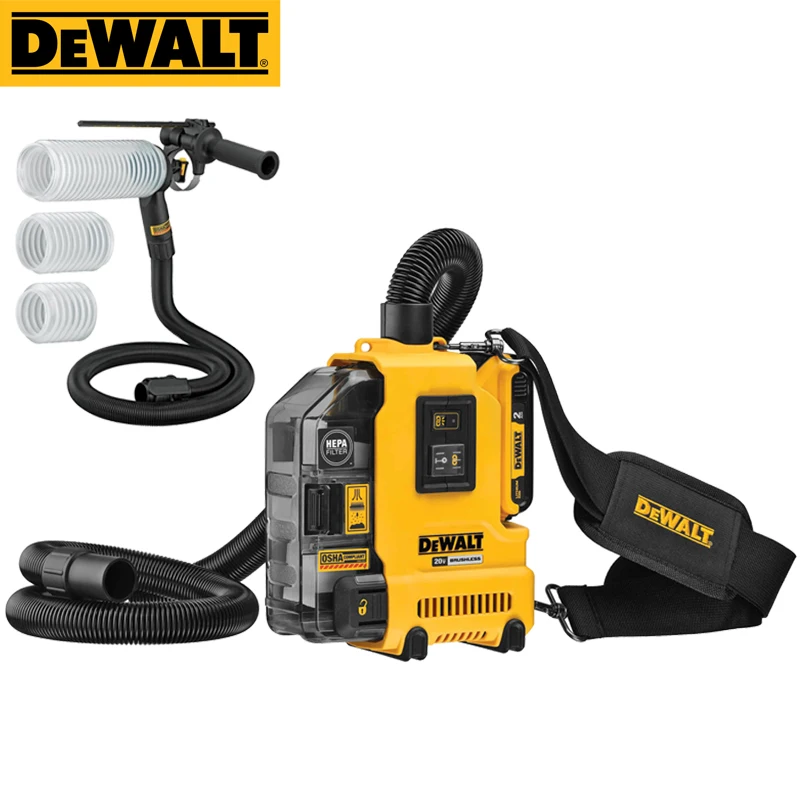 DEWALT DWH161 DWH200D Dust Extraction Tube Kit With Hose Industry Decoration Construction Site 20V Cordless Dust Removal Sets