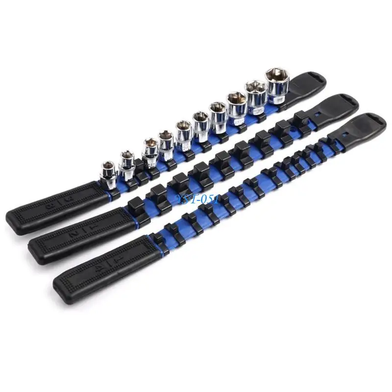 E15A 3PCS Convenient Storage Rack for 1/4, 3/8, and Inch Socket Wrenches