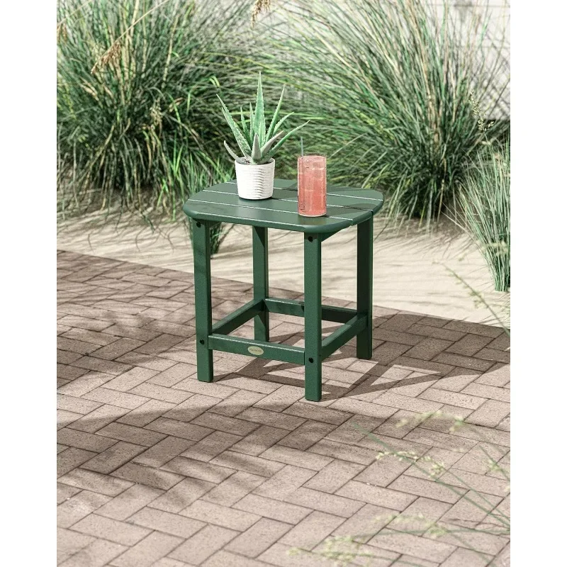 

POLYWOOD SBT18GR South Beach Outdoor Side Tableesting drinks and snacks,