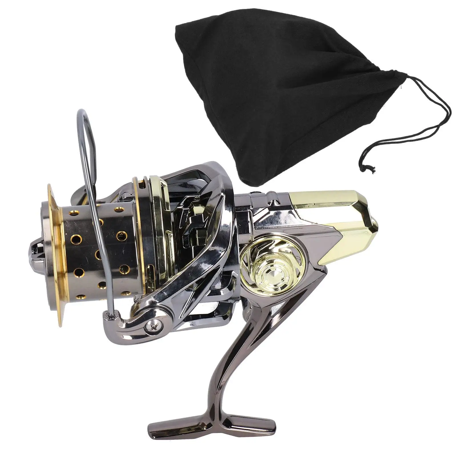 LIZARD GX8000-12000 Spinning Fishing Reel 20-25kg Brake Force 10+1BB Long Casting Anti-Seawater Reel