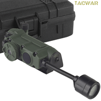 Sidewinder Helmet Lamp with IR and Flashlight Color Light, Strobe Light Head IFF Auxiliary Light for Airsoft Hunting Fishing