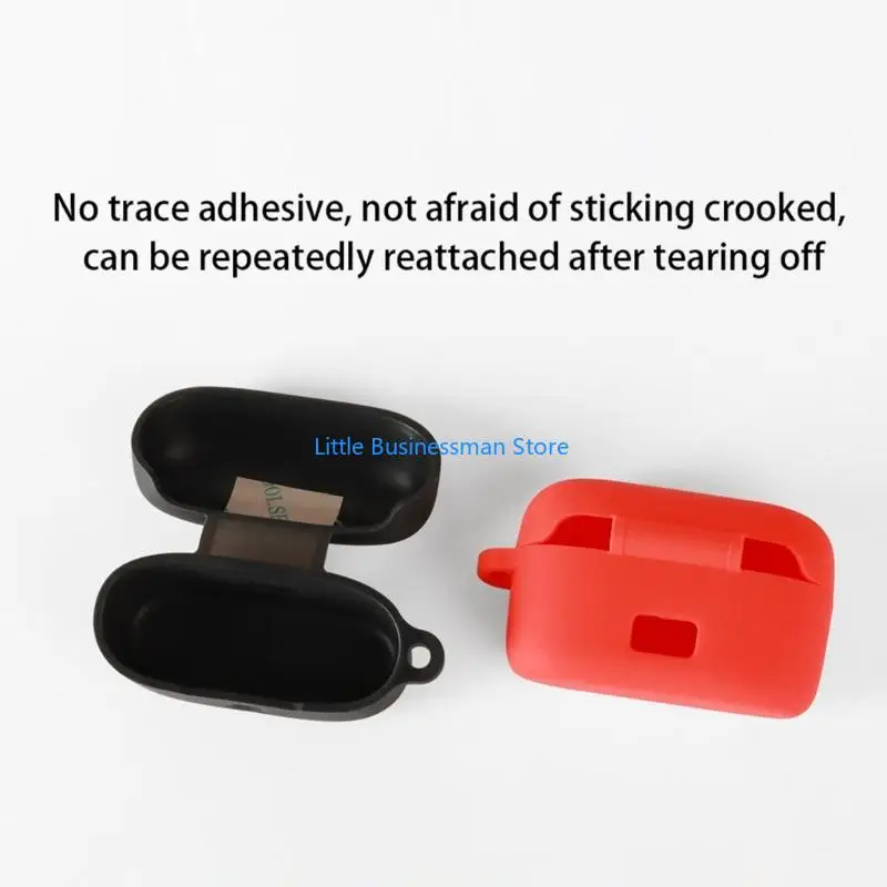 Silicone Charging Case Shell for Wireless Earbud with Front Window M76A