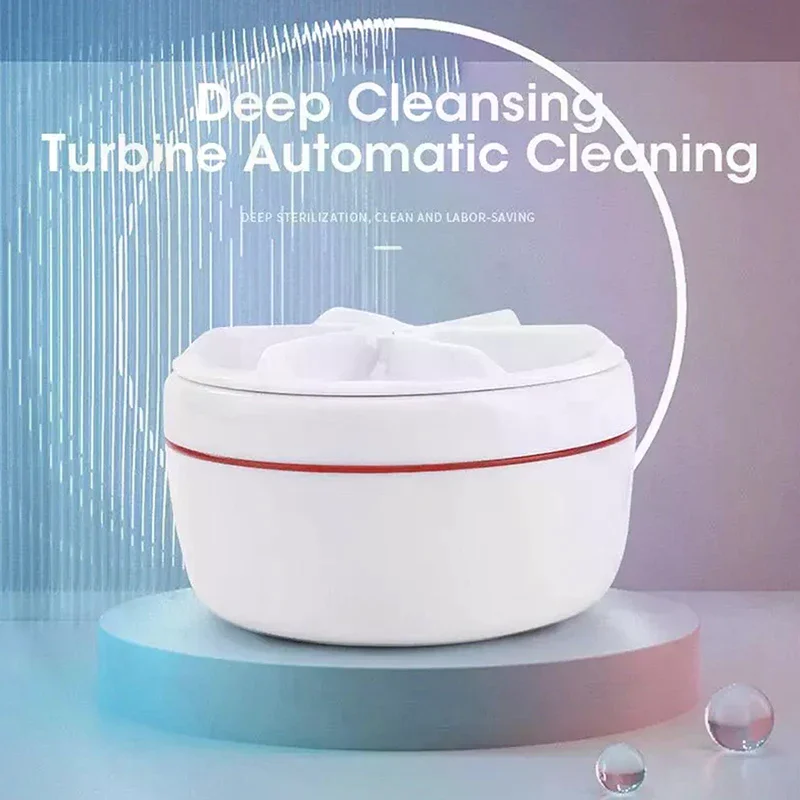 Mini Ultrasonic Turbo Washer For Home Travel Portable USB Powered Cleaning Washing Machine Underwear Socks