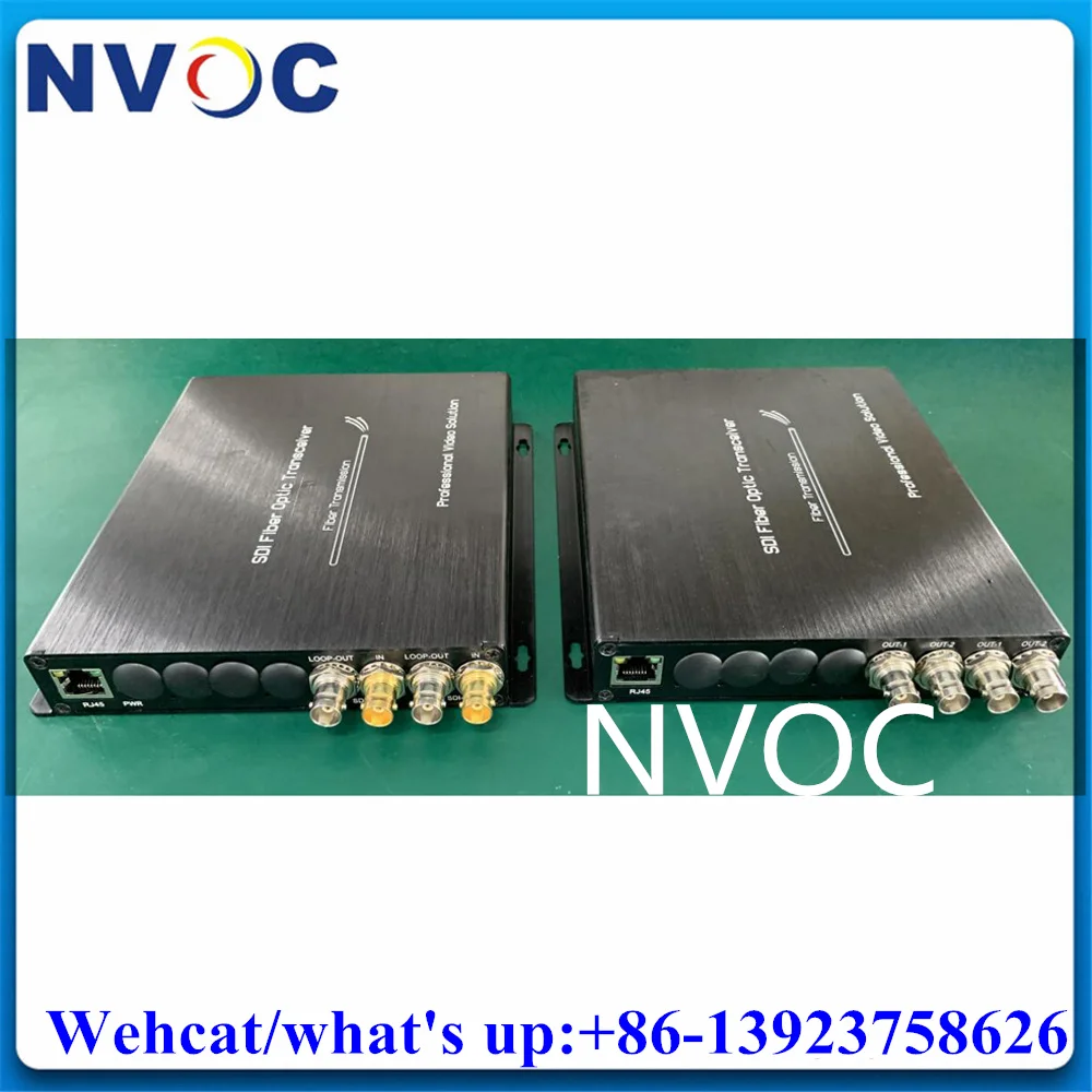 

2CH HG-SDI Fiber Converter With Data,2Ch HD-SDI Video+1Ch Reverse RS485 Data,Single Mode,20KM,FC Connector Fiber Transceiver