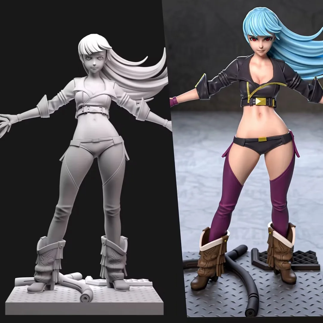 

1/24 Scale Resin Figure Assemble Model Kit King of fighters Kula Nsfw Unassembled and Unpainted 3D printing diy toy 017