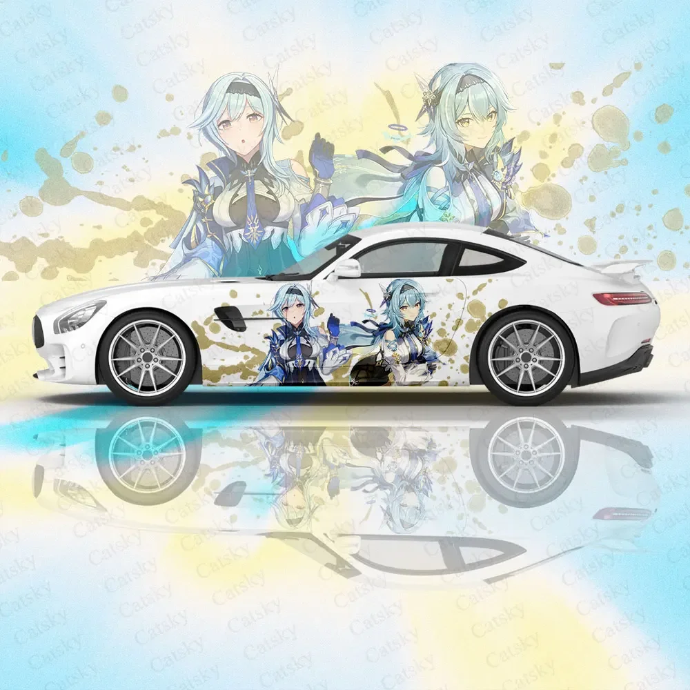 

Eula Lawrence Genshin Impact наклейки на кузов автомобиля аниме Иташа виниловая боковая наклейка на автомобиль наклейка автомобильный декор пленка