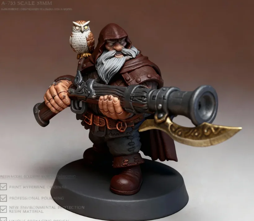 38mm 수지 군인 키트 자체 조립 및 색칠 A-753