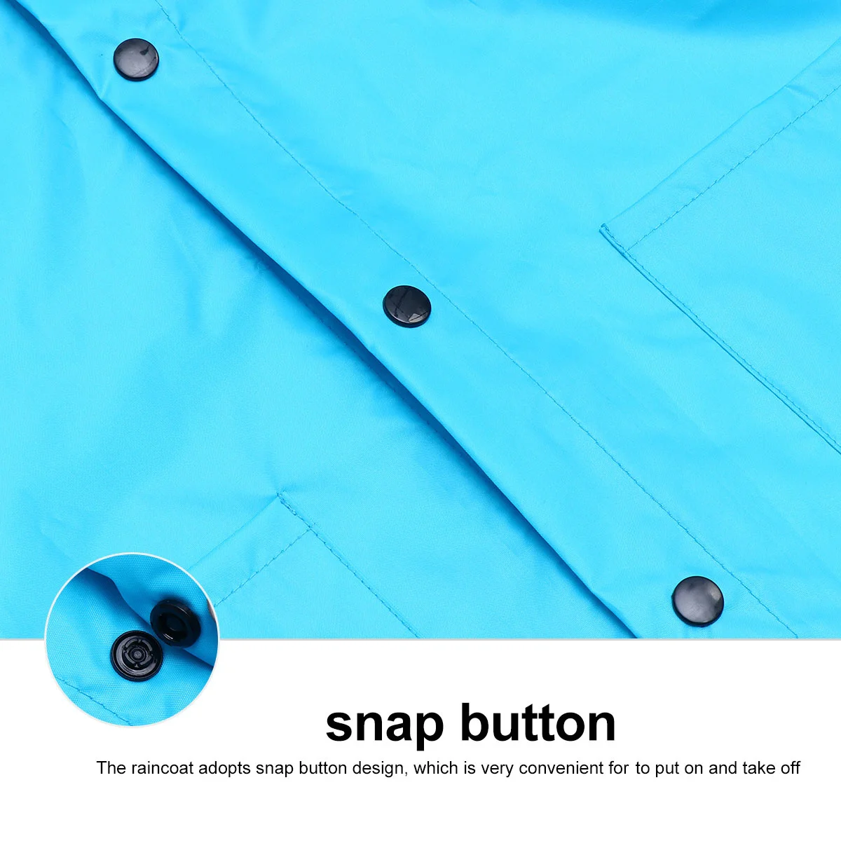 

1Pcs Dinosaur Raincoat Waterproof Lightweight Lovely Outdoor Rainwear Cartoon Pattern Blue Xl Portable Rain Poncho