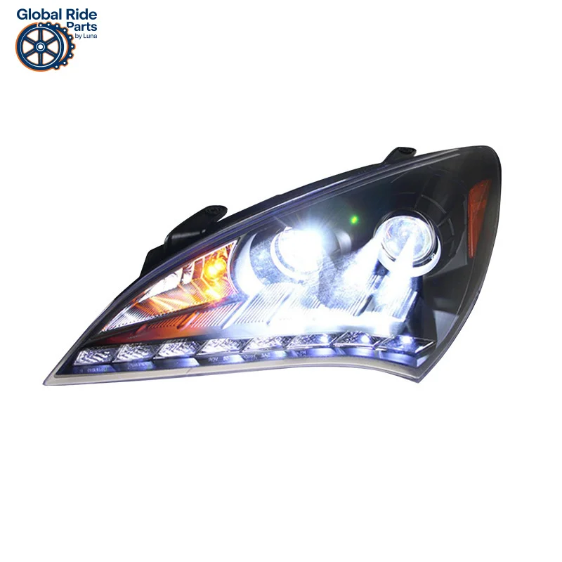 

Suitable for 09-12 Hyundai Genesis Coupe Headlight Assembly Modified LED Laser Lens Daytime Running Turn Signal Light