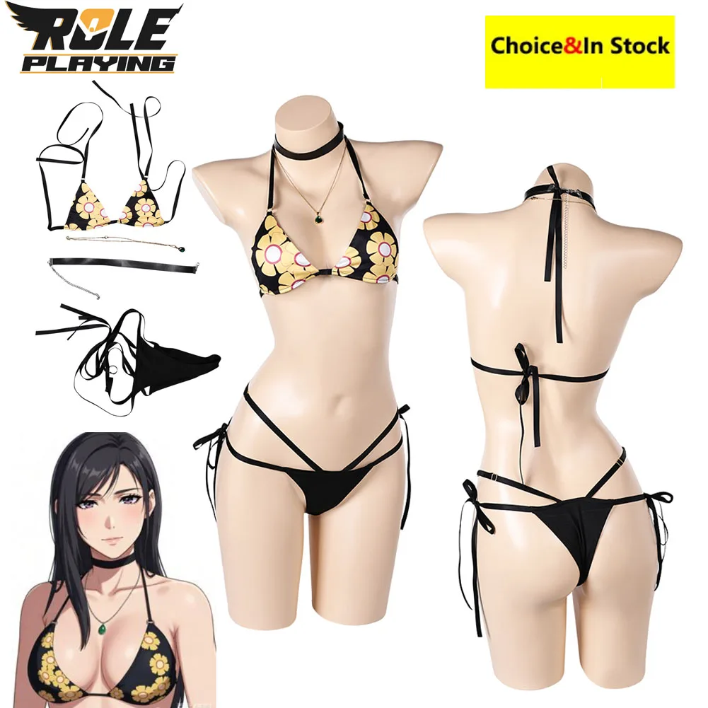 

Тифа Локхарт Косплей Женский Сексуальный Купальник Костюм Аниме Игра Final Маскировка Фэнтези Ролевая Игра Купальники Бикини Хэллоуин Карнавал