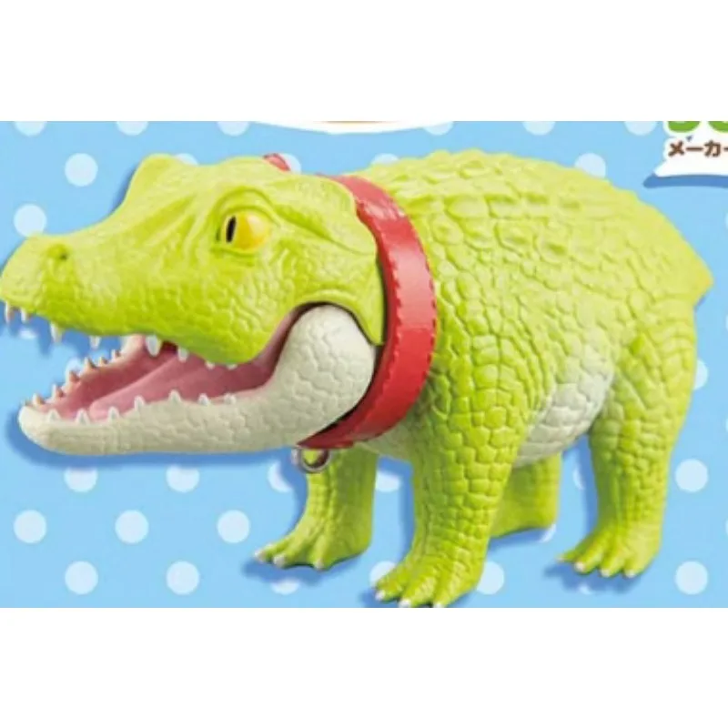 Original SO-TA Gashapon Crocodile Dog Qversion Mini Animal Anime Action Figure Model Toys for Kid Gifts Collection Ornament