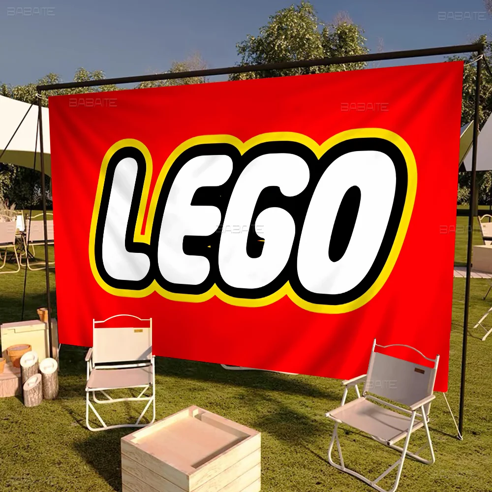 L-LEGOS Large Size Shop Art Promotion Advertising Booth Flag Hanging Banners