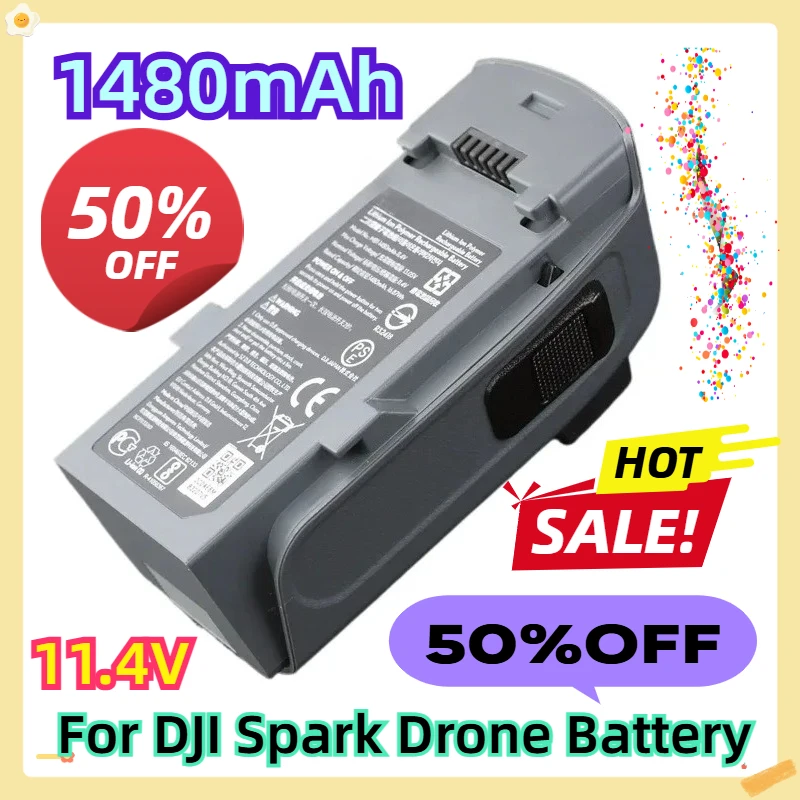 

For DJI Spark Drone Battery 1480mAh 11.4V
