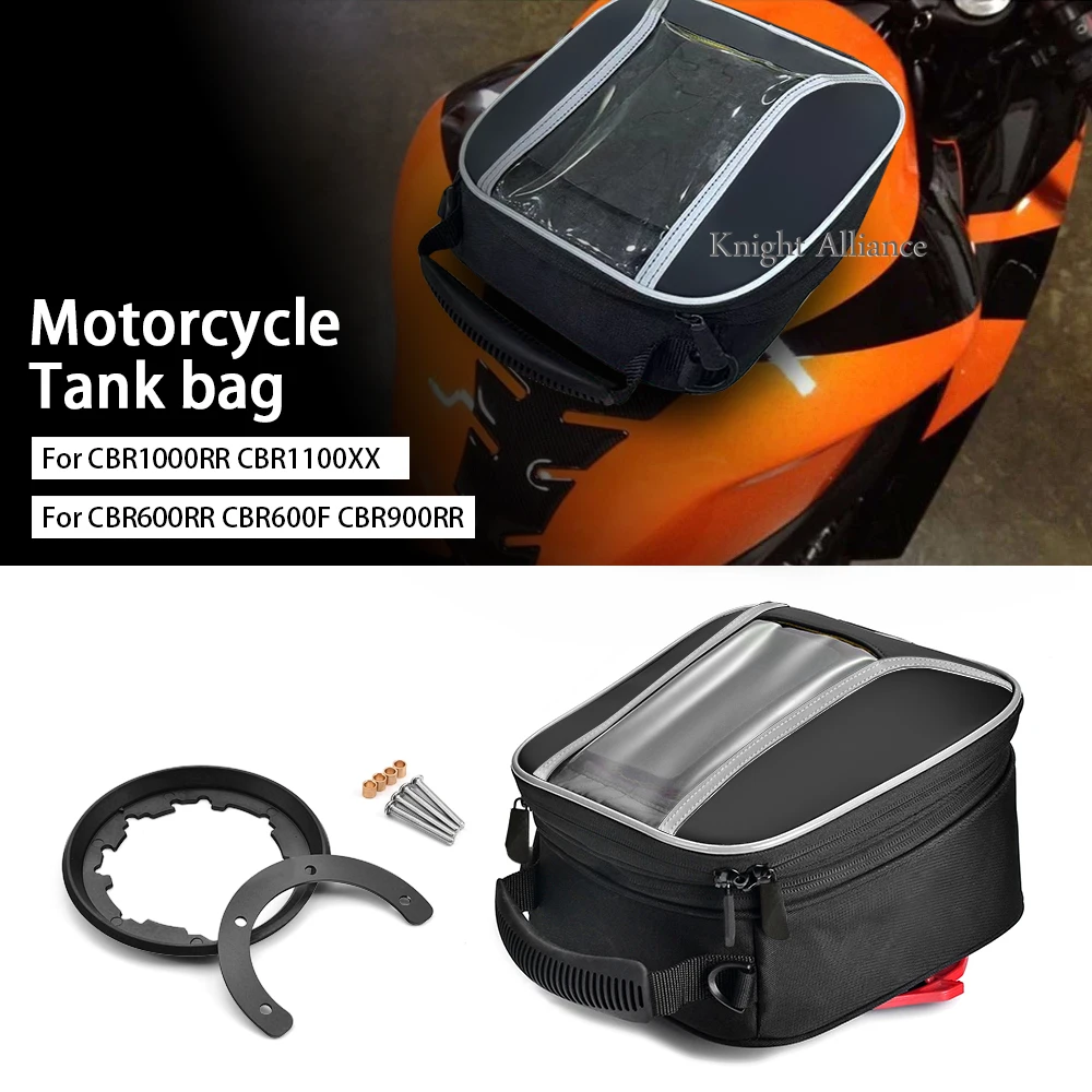 For Honda CBR600RR CBR600F CBR900RR CBR1000RR CBR1100XX Motorcycle Tank Bag Car Head Storage Navigation Bag