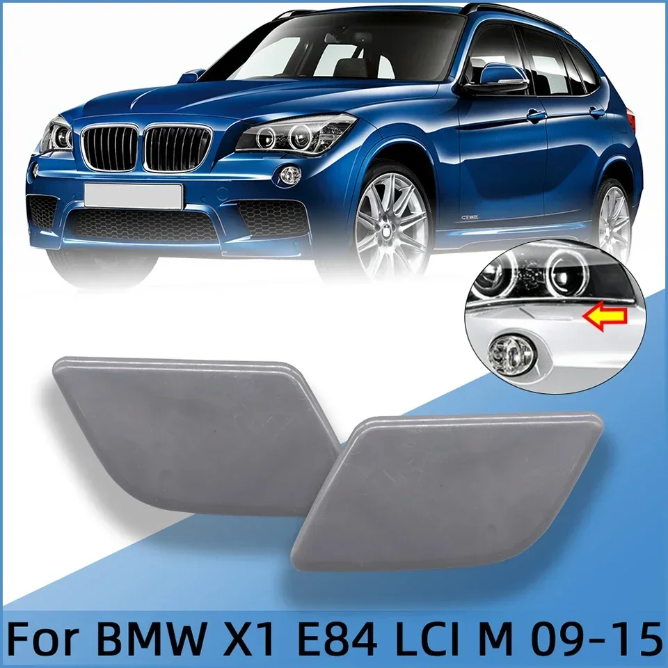 

Car Accessories HeadLamp Water Spray Lid For BMW X1 E84 LCI M-Bumper 2009-2015 Headlight Washer Nozzle Cover Sprayer Cap