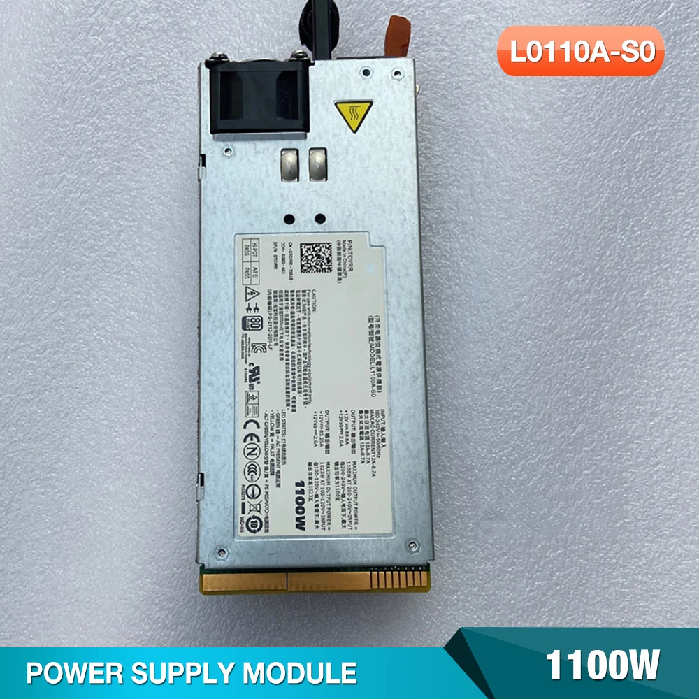 TCVRR 0TCVRR For DELL R910 R810 1100W Server Power Supply L0110A-S0