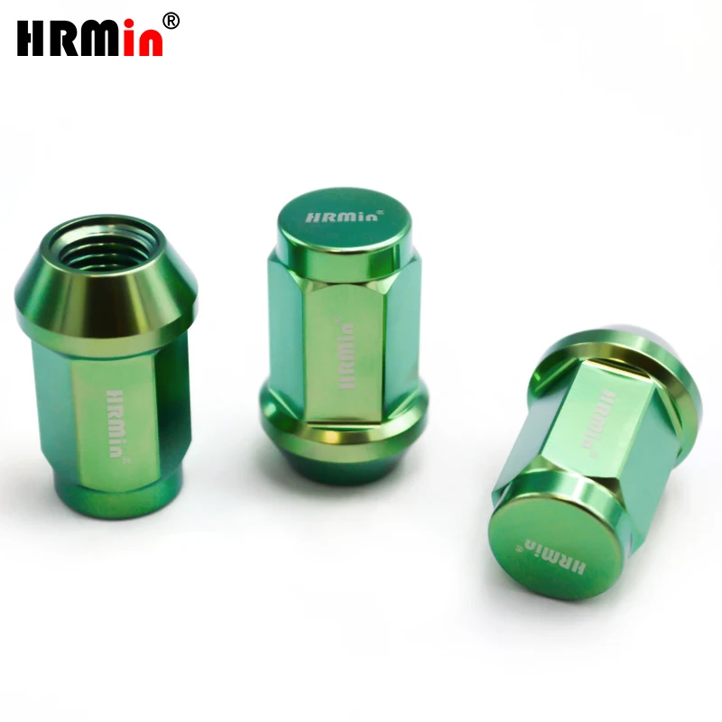 Round Closed End 17mm Hex Cone Seat Gr.5 Titanium Lug Nut M12x1.25mm for Toyota 86 Nissan Subaru Suzuki