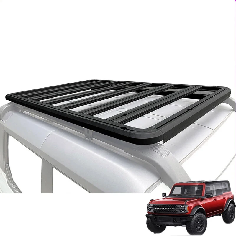 

Bestseller Offroad 4x4 Auto Part Steel Chrome Rack for Bronco 2021 2022 2023 Car Accessories Roof Lage