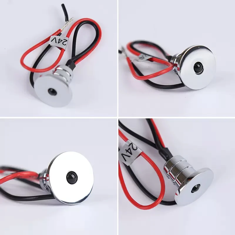 Waterproof RV Stair LED Lamp Warm/Blue Light 12V/24V/DC 10V-30V 316 Stainless Steel Cover Welcome Floor Lamp For Yacht Car Boat