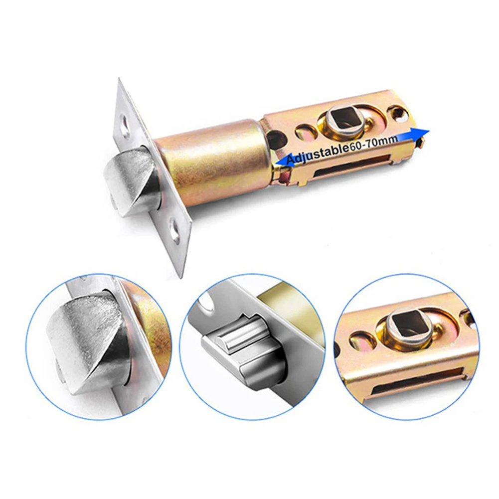 

Одиночный болт с тремя стержнями, дверная защелка, трубчатая защелка, обучающий внутренний дверной замок для дверных замков с 45 ° Открытие