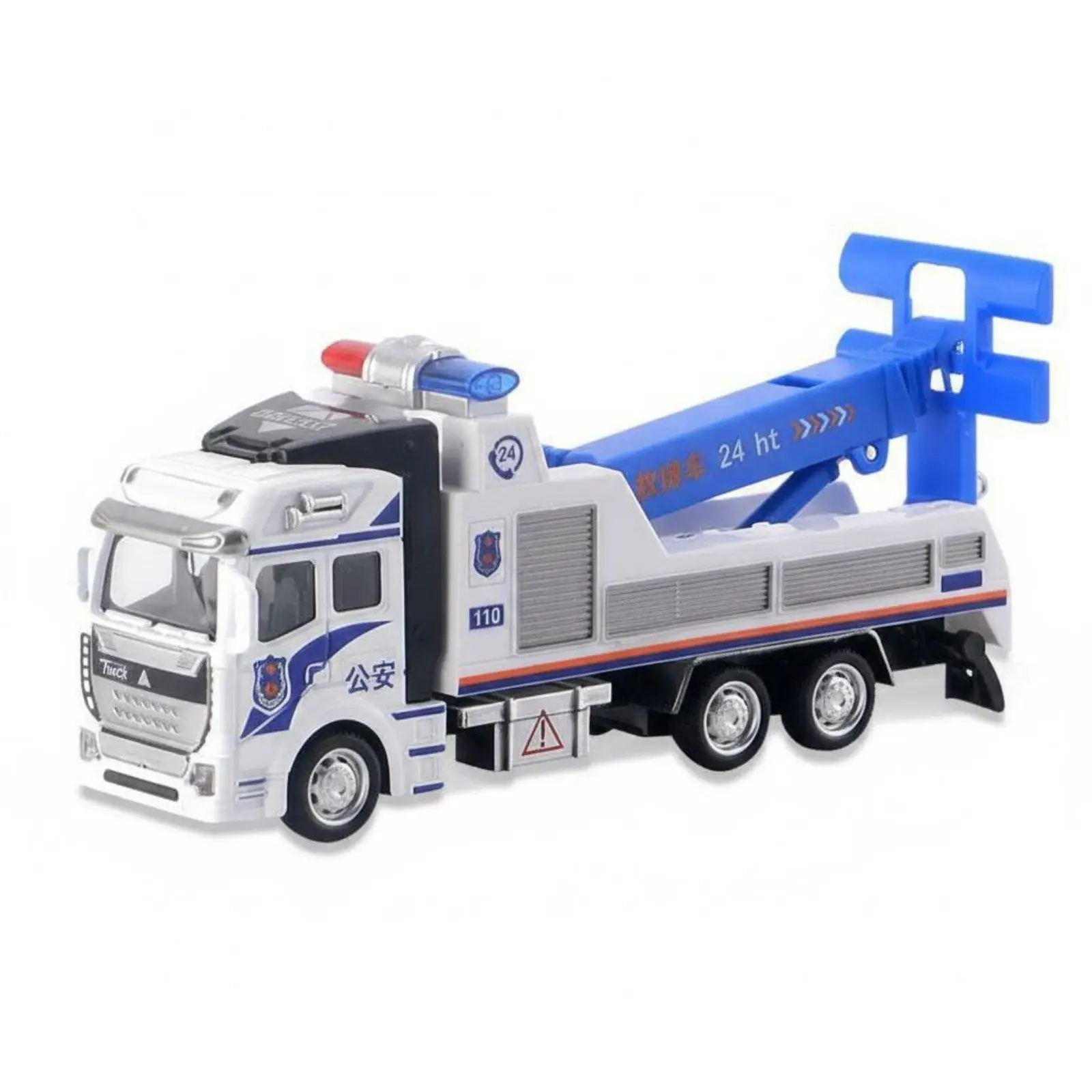 Rescue Vehicle Pull Back Action Toy Truck Miniature Vehicle Toy Models for Kids Boys Emergency Adventure Set