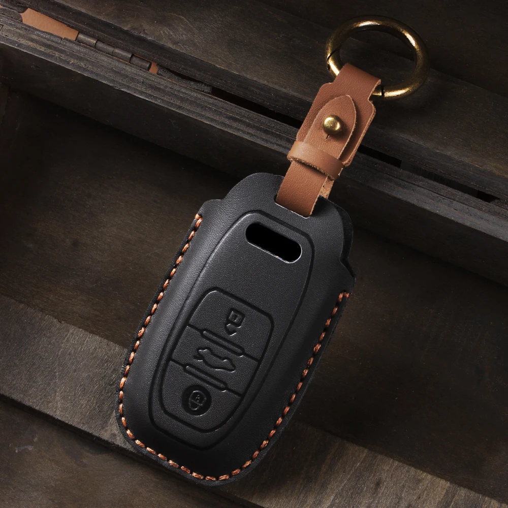 Car Remote Smart Key Cover Case Shell For Audi A1 A3 A4 A5 A6 A7 A8 Quattro Q3 Q5 Q7 2009-2015 Accessories Keychain Protect Set