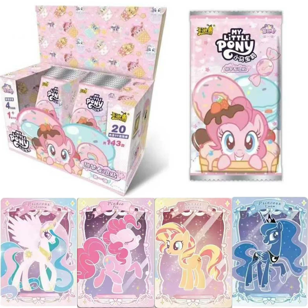 

KAYOU Original My Little Pony Card Sweet Dream Friendship Stickers Cute Pack Princess Collectible Cards Toys Gifts