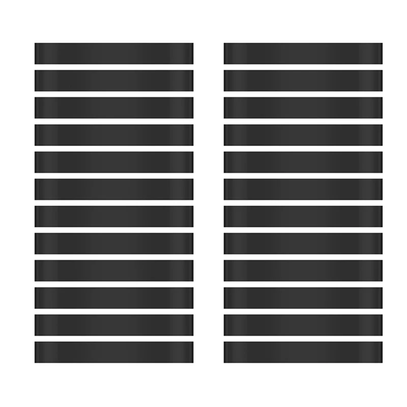 

24 шт. ремешки для стульев для детей с непоседыми ножками для стульев, инструменты для СДВГ, гибкие сидения для классной комнаты, элементарные (черные)